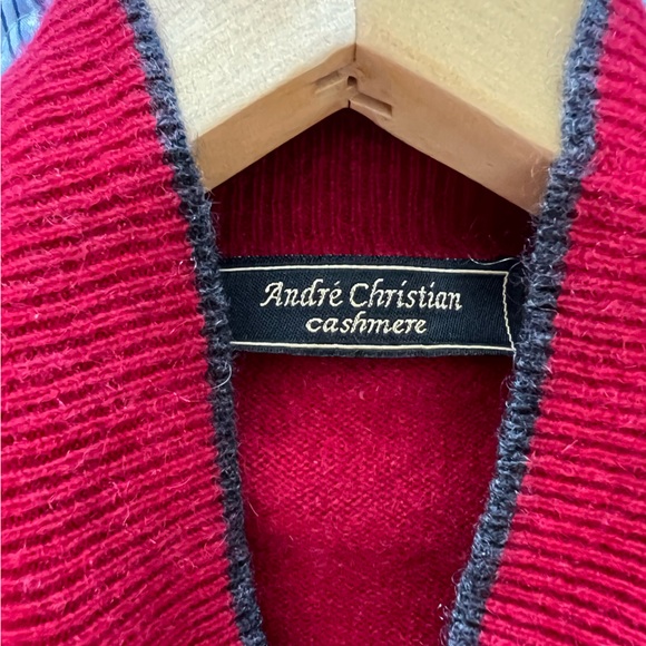 Beautiful 100% cashmere sweater Andre Christian - Picture 2 of 3